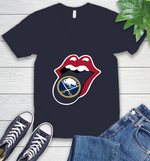 Buffalo Sabres NHL Hockey Lips I Root For My Team Adoring Fan 51