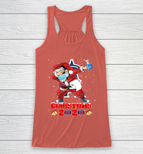 Los Angeles Angels Funny Santa Claus Dabbing Christmas 2020 MLB Racerback Tank 3