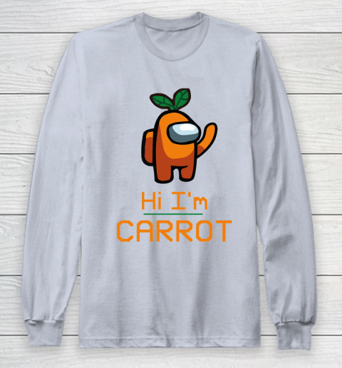 Among Us Shirt IM CARROT ORANGE AMONG A7 Long Sleeve T-Shirt 4