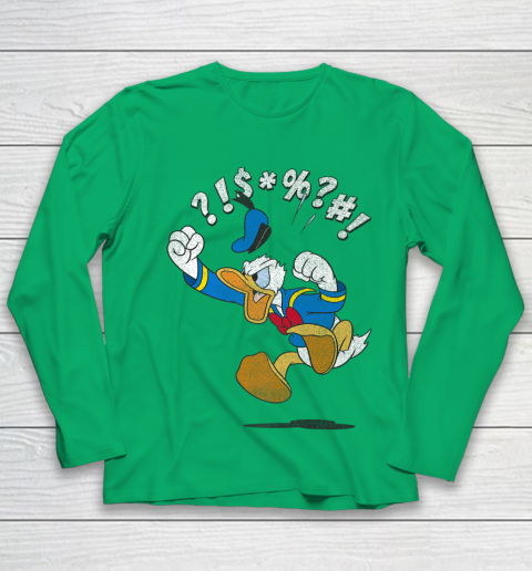 Disney Mickey And Friends Donald Angry Jump Youth Long Sleeve 4