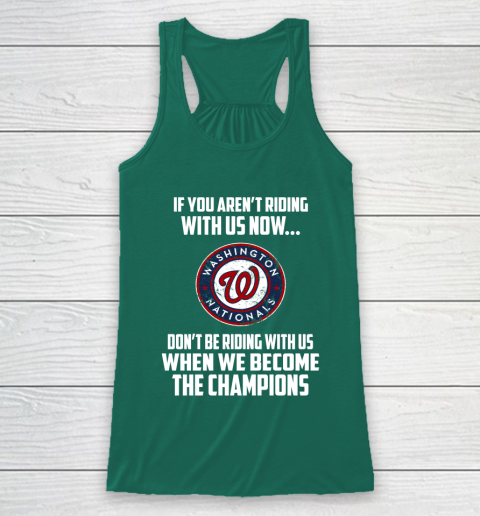 MLB Washington Nationals Baseball We Become The Champions Racerback Tank 5