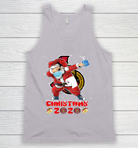 Ottawa Senators Funny Santa Claus Dabbing Christmas 2020 NHL Tank Top 3