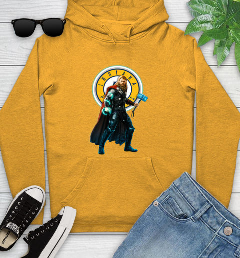 NBA Thor Avengers Endgame Basketball Indiana Pacers Youth Hoodie 3