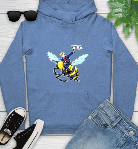 Save The Bees Donald Trump shirt Youth Hoodie 12
