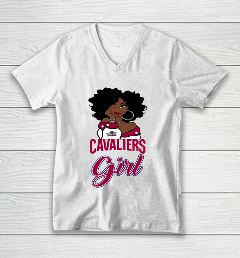 Cleveland Cavaliers Girl NBA V-Neck T-Shirt 2
