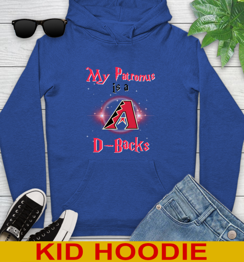 MLB Baseball Harry Potter My Patronus Is A Arizona Diamondbacks Youth Hoodie 10