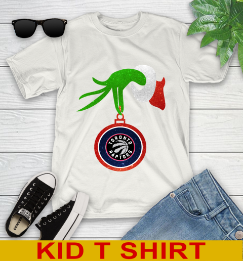Toronto Raptors Grinch Merry Christmas NBA Basketball Youth T-Shirt