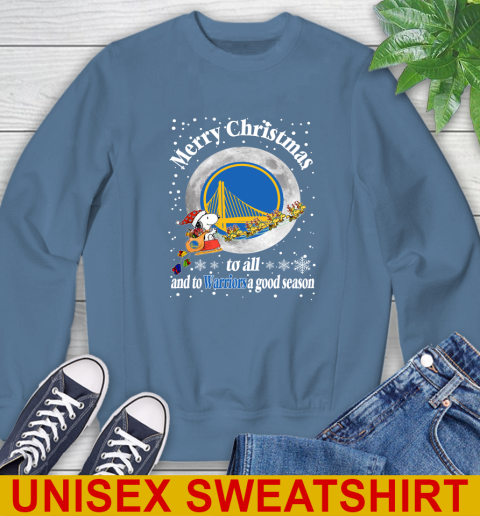 Golden State Warriors Merry Christmas To All And To Warriors A Good Season NBA Basketball Sports Sweatshirt 10