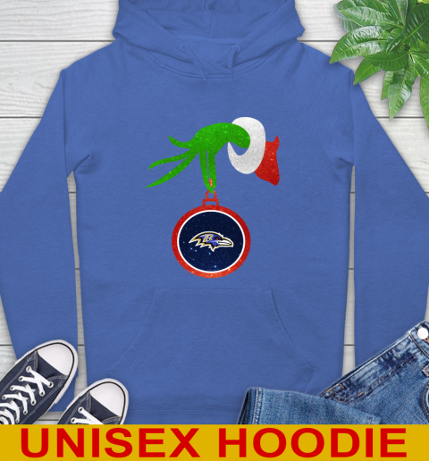 Baltimore Ravens Grinch Merry Christmas NFL Football Hoodie 9