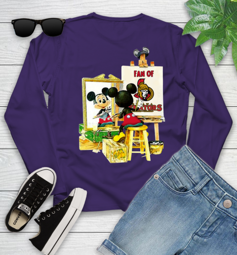 NHL Hockey Ottawa Senators Mickey Drawing Shirt 116