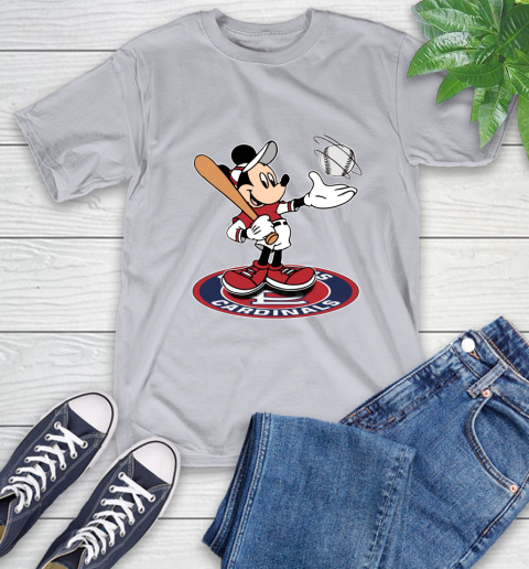 MLB Baseball St.Louis Cardinals Cheerful Mickey Disney Shirt T-Shirt 6
