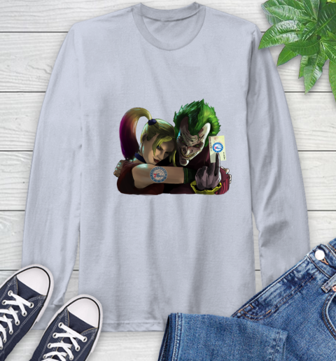Philadelphia 76ers NBA Basketball Joker Harley Quinn Suicide Squad Long Sleeve T-Shirt 6