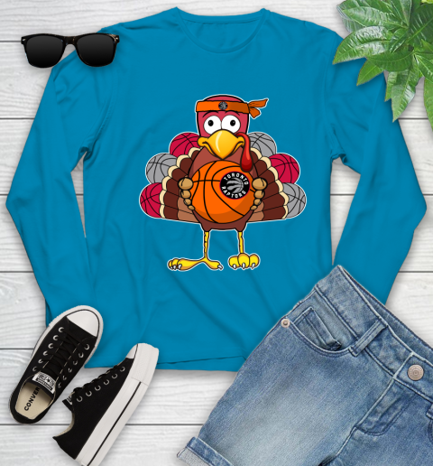 Toronto Raptors Turkey thanksgiving day Youth Long Sleeve 7