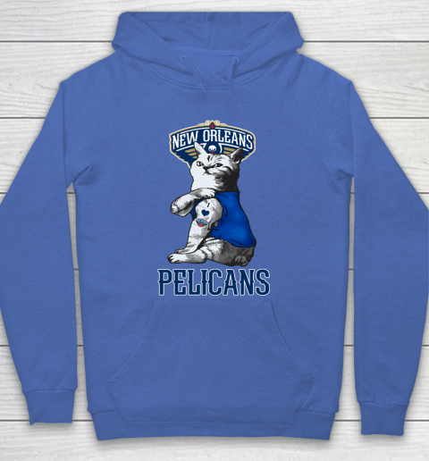 NBA Basketball My Cat Loves New Orleans Pelicans Hoodie 6