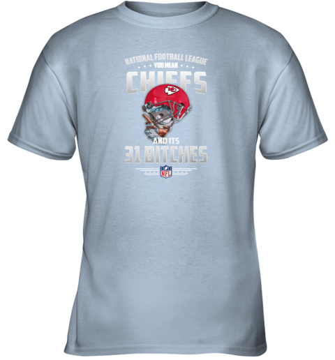 Youth Red Kansas City Chiefs Helmet T-Shirt