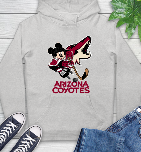 NHL Arizona Coyotes Mickey Mouse Disney Hockey T Shirt Hoodie