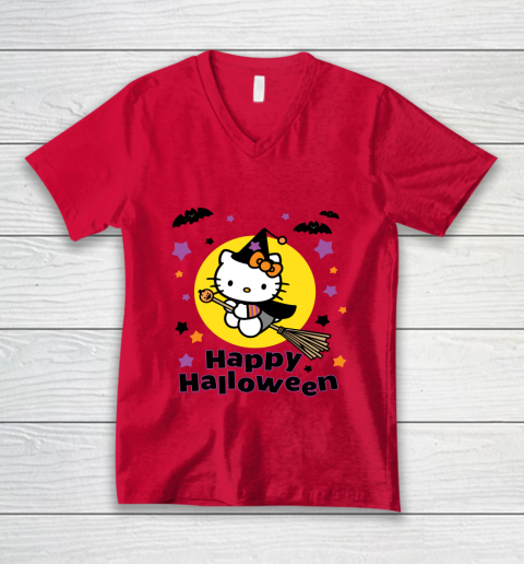 Hello Kitty Happy Halloween V-Neck T-Shirt 3
