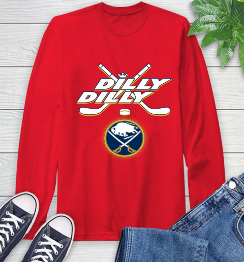 NHL Buffalo Sabres Dilly Dilly Hockey Sports Long Sleeve T-Shirt 11 NHL Buffalo Sabres Dilly Dilly Hockey Sports Long Sleeve T-Shirt - Image 11