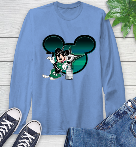 NHL Dallas Stars Stanley Cup Mickey Mouse Disney Hockey T Shirt Long Sleeve T-Shirt 11