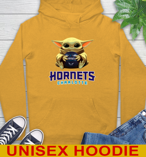 NBA Basketball Charlotte Hornets Star Wars Baby Yoda Shirt 15
