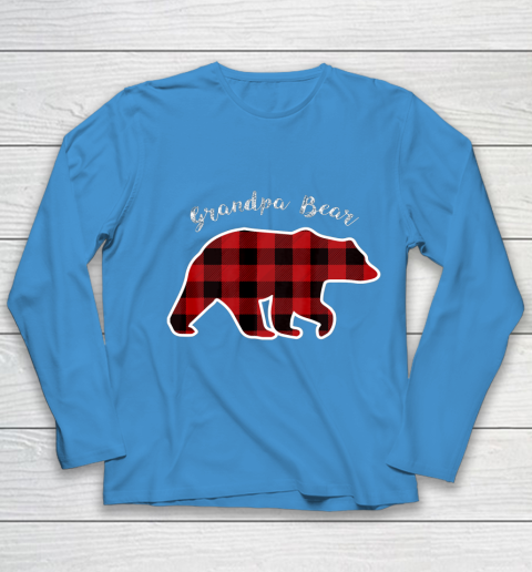 GRANDPA BEAR Men Red Plaid Christmas Pajama Family Gift Youth Long Sleeve 5