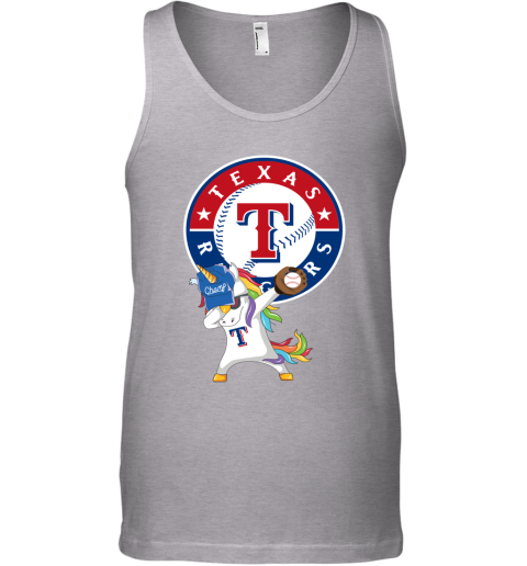 Hip Hop Dabbing Unicorn Flippin Love Texas Rangers Tank Top