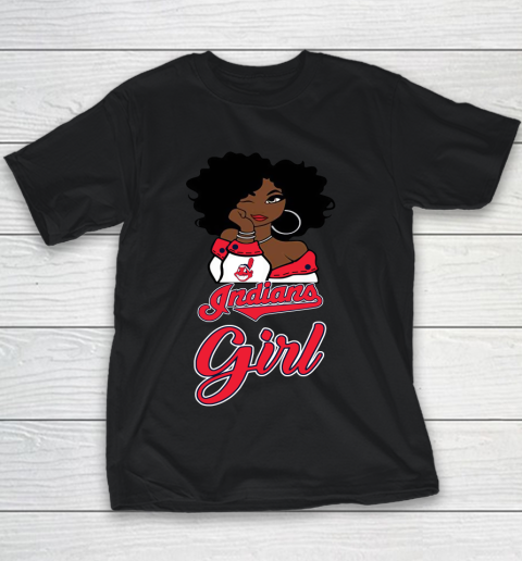 Cleveland Indians Girls Girl MLB Youth T-Shirt 2