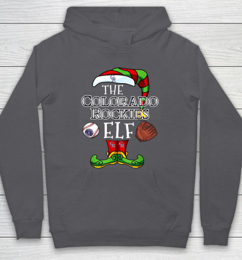 Colorado Rockies Christmas ELF Funny MLB Hoodie 4