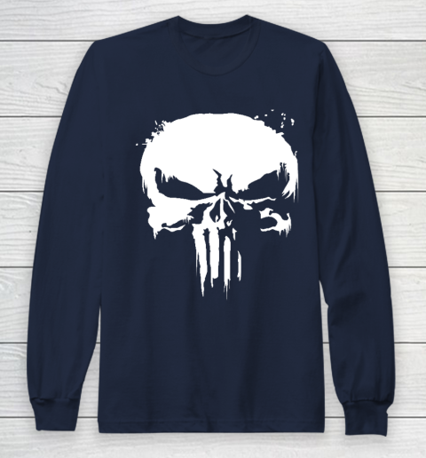 The Punisher Jon Bernthal Frank Castle Punisher Black Essential Long Sleeve T-Shirt 2