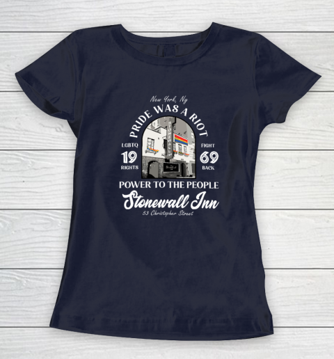 Stonewall Inn LGBTQ History Pride Was A Riot Gay Pride Month Women's T-Shirt 2