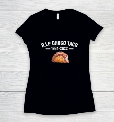 Goodbye Choco Taco Women's V-Neck T-Shirt