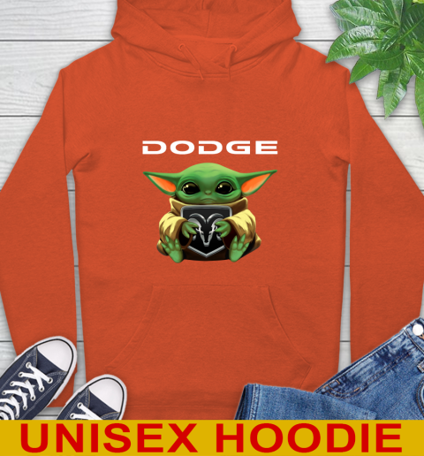 Star Wars Baby Yoda Hugs Dodge Car Shirt 16
