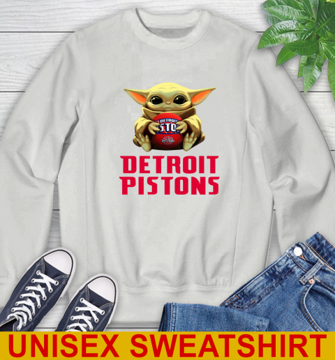 NBA Basketball Detroit Pistons Star Wars Baby Yoda Shirt 29