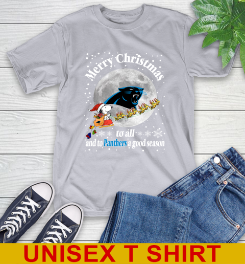 Carolina Panthers Merry Christmas To All And To Panthers A Good Season NFL Football Sports T-Shirt 5