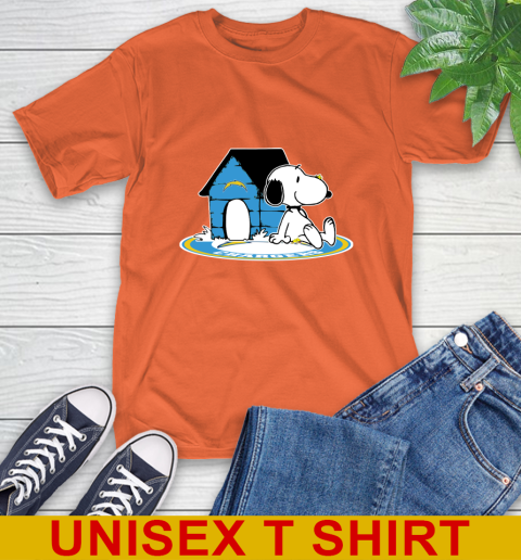 NFL Football Los Angeles Chargers Snoopy The Peanuts Movie Shirt T-Shirt 5