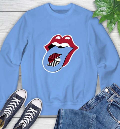 Portland Trail Blazers NBA Basketball Lips I Root For My Team Adoring Fan 35