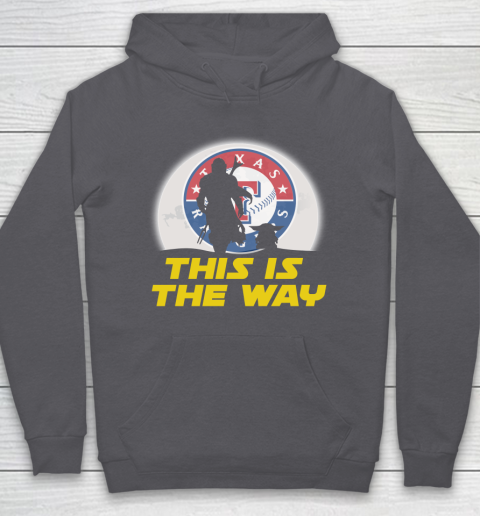 Texas Rangers MLB Baseball Star Wars Yoda And Mandalorian This Is The Way Hoodie 4