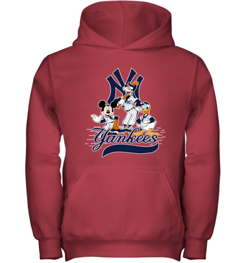 MLB New York Mets Mickey Mouse Donald Duck Goofy Baseball T Shirt Youth T- Shirt