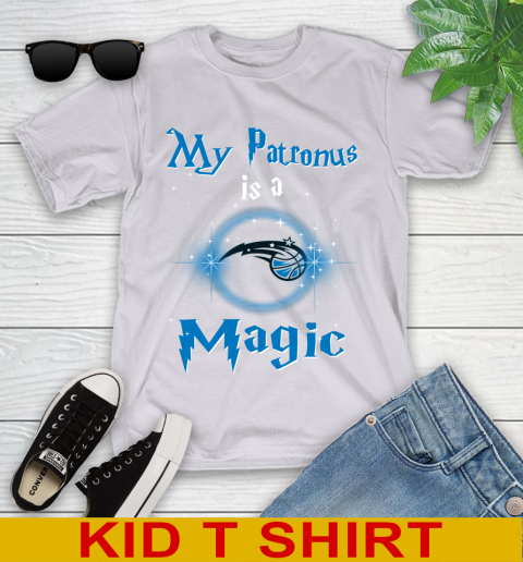 NBA Basketball Harry Potter My Patronus Is A Orlando Magic Youth T-Shirt 4