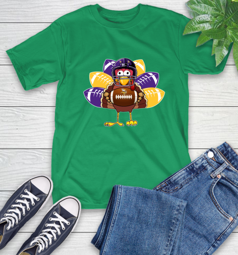 Minnesota Vikings Turkey Thanksgiving Day T-Shirt 7