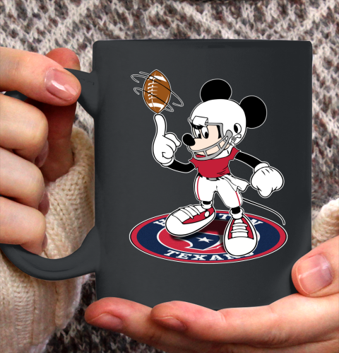 NFL Football Houston Texans Cheerful Mickey Disney Shirt Ceramic Mug 11oz