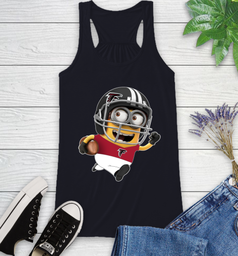 NFL Atlanta Falcons Minions Disney Football Sports Racerback Tank 10