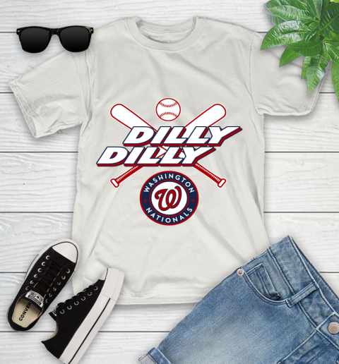 MLB Washington Nationals Dilly Dilly Baseball Sports Youth T-Shirt 12