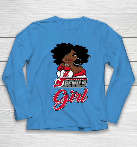 New Jersey Devils Girl NHL Youth Long Sleeve 7