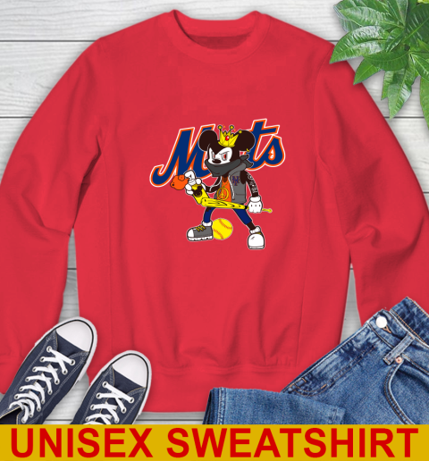New York Mets MLB Baseball Mickey Peace Sign Sports Sweatshirt 10