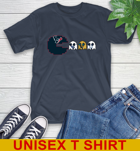 Houston Texans NFL Football Pac Man Champion T-Shirt 4