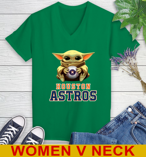 MLB Baseball Houston Astros Star Wars Baby Yoda Shirt 82