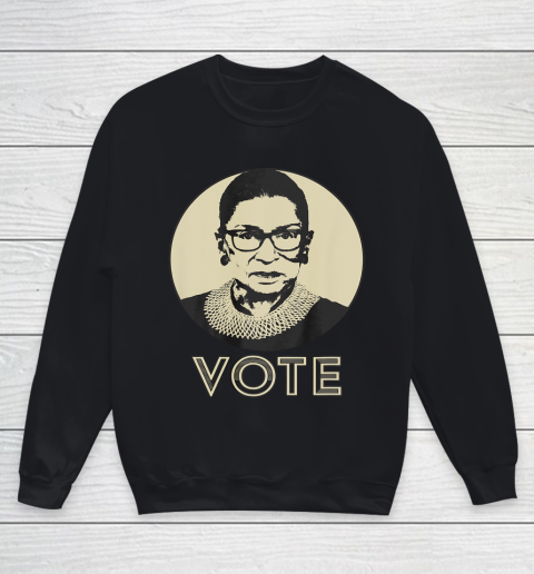 Ruth Bader Ginsburg RBG VOTE Youth Sweatshirt