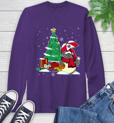 Washington Wizards NBA Basketball Cute Tonari No Totoro Christmas Sports Long Sleeve T-Shirt 5