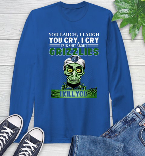NBA Talk Shit About Memphis Grizzlies I Kill You Achmed The Dead Terrorist Jeffrey Dunham Basketball Long Sleeve T-Shirt 10